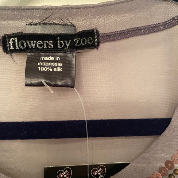 Flowers by Zoe Fancy Embellished Girls  Top - Picture 2 of 4